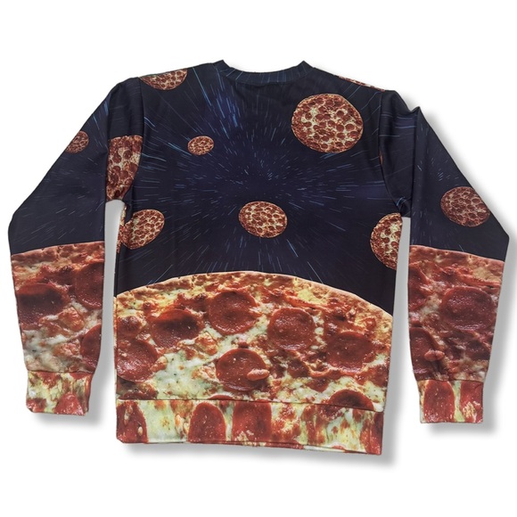 Ugly Christmas Sweater Pizza Cat 
Adult Small - Unisex - Picture 2 of 4